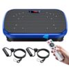 Vibration Plate Exercise Machine, Power Waver Vibration Plate Platform for Lymphatic Drainage Whole Body Vibration Plate Machine with 180 Speed Levels Helps Weight Loss Shaping...