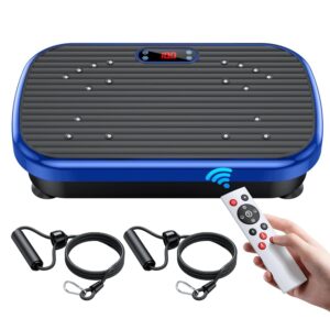 Vibration Plate Exercise Machine, Power Waver Vibration Plate Platform for Lymphatic Drainage Whole Body Vibration Plate Machine with 180 Speed Levels Helps Weight Loss Shaping...
