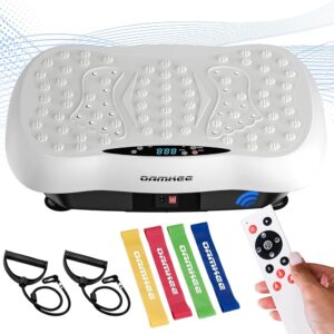 Vibration Plate Exercise Machine, Vibration Plate for Lymphatic Drainage, Whole Body Workout Vibrate Fitness Platform, Waver Vibration Plate for Weight Loss Shaping Toning, Home...
