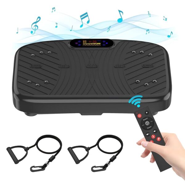Vibration Plate Exercise Machine, Vibration Plate Platform for Lymphatic Drainage, Whole Body Vibrating Plate Exercise Machine Helps Weight Loss, Shaping, Toning Wellness Home...