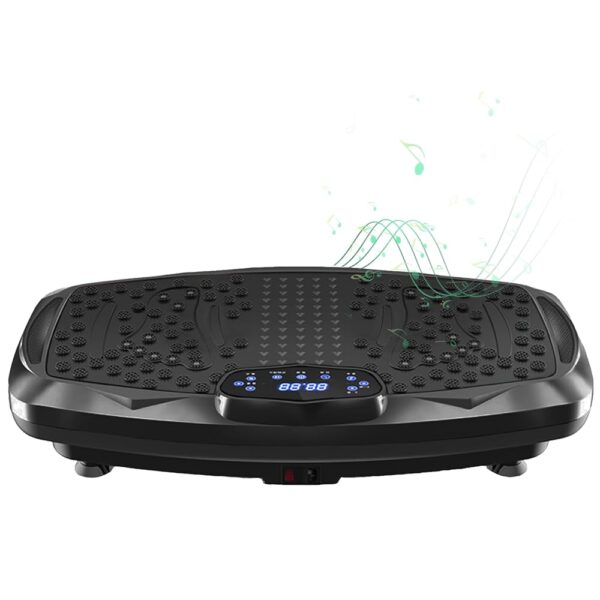 Vibration Plate Exercise Machine Whole Body Workout Vibration Fitness Platform for Home Fitness & Weight Loss + BT + Remote, 99 Levels