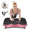 Vibration Plate Exercise Machine Whole Body Workout Vibration Fitness Platform for Home Fitness & Weight Loss + Remote + Loop Resistance Bands, 999 Levels