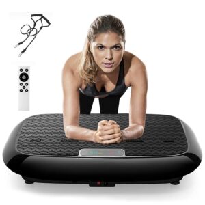 Vibration Plate, Whole Body Vibration Platform Exercise Machine with Bluetooth Speaker, Home Fitness Equipment for Weight Loss & Toning(Jumbo Size)