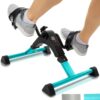 Vive Folding Pedal Exerciser - Under Desk Exercise Bike for Seniors, Elderly - Sit Down Stationary Peddler Equipment for Arm, Leg, Hand, Foot - Mini Floor Bicycle with LCD...