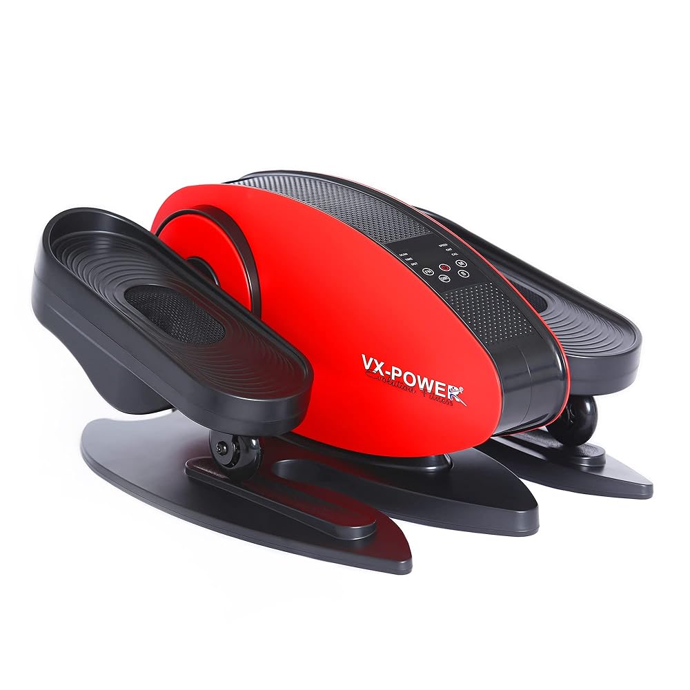 VX-Power Seated Elliptical Bike - Electric Under Desk Mini Elliptical Machine, Feet Massager, Compact Pedal Exerciser for Seniors, Home Office Leg Workout Exercise Equipment... VX-Power Seated Elliptical Bike - Electric Under Desk Mini Elliptical Machine, Feet Massager, Compact Pedal Exerciser for Seniors, Home Office Leg Workout Exercise Equipment...