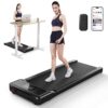 Walking Pad, 2024 Newest Smart Walking Pad Treadmills for Home Small, Portable 2 in 1 Under Desk Treadmill 300 lb Capacity, 2.5HP Quiet Walking Treadmill with APP/Remote...