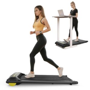 Walking Pad Running Machine Walking Machine for Home Under Desk Treadmill with LED Display and 12 Preset Programs 2.25HP Portable Treadmill Jogging Machine for Office Small...