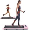 Walking Pad Treadmill, 2.5HP Under Desk Treadmill Portable, Desk Treadmill for Office Under Desk, Walking Treadmill Electric Quiet for Home/Apartment/Flat with Remote Control...