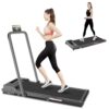 Walking Pad Treadmill, Treadmills for Home, Under Desk Treadmill, Treadmills for Home Small, 2 in 1 Folding Treadmill 300 lbs Weight Capacity