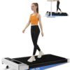 Walking Pad Treadmill, Walking pad with Incline,2 in 1 Walking pad for Walking and Jogging, 2.5HP Compact Treadmill for Home Office with Remote Control, LED Display
