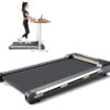 Walking Pad Treadmill with Incline Under Desk Treadmill, 2 in 1 Portable Compact Treadmill for Home with Remote Control, LCD Display, Small Walking Jogging Machine