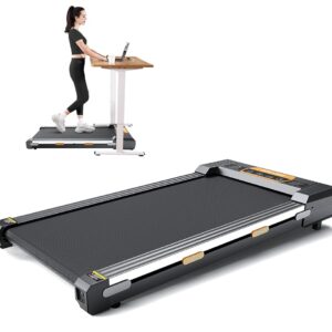 Walking Pad Treadmill with Incline Under Desk Treadmill, 2 in 1 Portable Compact Treadmill for Home with Remote Control, LCD Display, Small Walking Jogging Machine