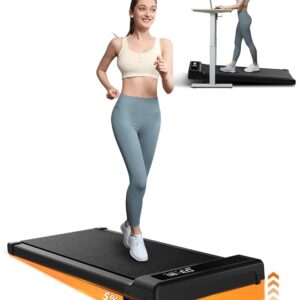 Walking Pad Treadmill with Incline,Under Desk Treadmill with Incline 2 in 1 for Walking and Jogging,2.5HP Compact Incline Walking Pad for Home Office with Remote Control