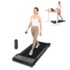 Walking Pad Under Desk Treadmill, 2 in 1 Portable Folding Treadmill, 2.5HP Brushless Motorized Electric Walking Treadmill, Larger Running Area, Small Mini Running Machine for Home
