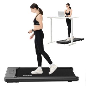 Walking Pad - Under Desk Treadmill, Treadmills for Home/Office, Portable Treadmill, Walking Pad Treadmill Under Desk with Remote Control LED Display- Ideal for Fitness Enthusiasts