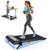 Walking Pad, Under Desk Treadmill with Incline, 3 in 1 Portable Walking Treadmill with Remote Control, LED Display, Hidden Safety Switch, Mini Walking Jogging Machine for Home...