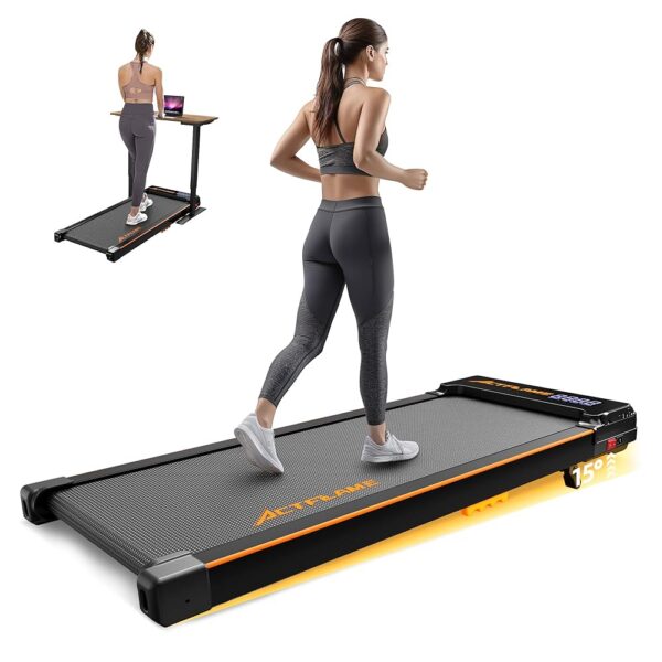 Walking Pad with Incline, Portable Treadmill for Home, 2 in 1 Walking Pad Incline with Remote Control 265LB Capacity, 2.5HP Compact Treadmill with LED Display for Walking and...