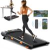 Walking Pad with Incline, Under Desk Treadmill, Portable Treadmills for Home Office