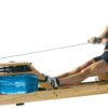 WaterRower Ash Rowing Machine with S4 Monitor | USA Made Water Rower | Original Handcrafted Erg Machine for Home Use & Gym