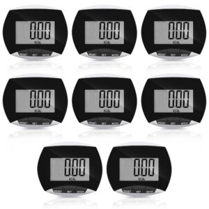 Weewooday 3D Pedometer for Walking Step Counter for Walking Running Pedometer with Large Digital Display Portable LCD Pedometer Gift for Women Men Adults