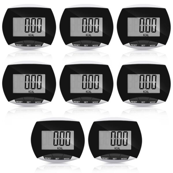 Weewooday 3D Pedometer for Walking Step Counter for Walking Running Pedometer with Large Digital Display Portable LCD Pedometer Gift for Women Men Adults