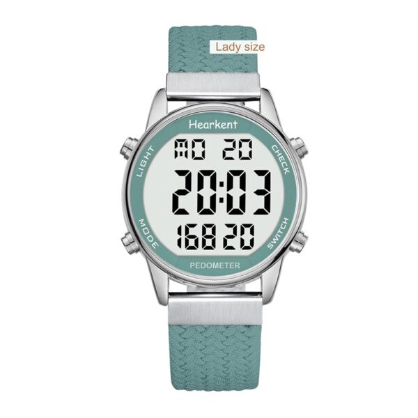 Women Pedometer Watch-Step Tracker Watch with Calories Counter-Non Bluetooth Pedometer Watches-LCD Large Numbers-30M Waterproof Watch-Sport Pedometer Watch Step Counter for Walking
