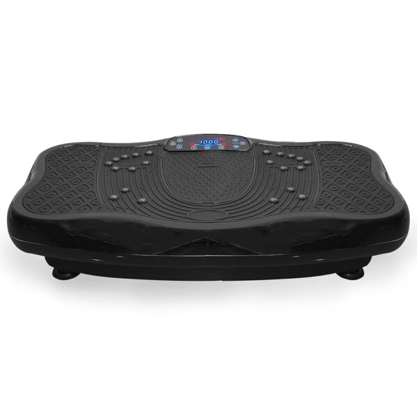 XXL 330 LBS 120 Levels Vibration Plate Exercise Machine - Whole Body Workout Vibration Fitness Platform w/ Resistance Bands - Home Training Equipment for Weight Loss & Toning，Black