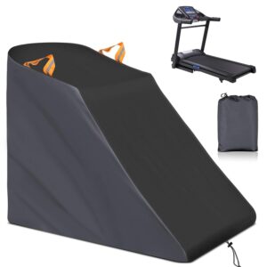 XYZCTEM Treadmill Cover Waterproof Dustproof Running Machine Cover Exercise Workout Equipment Protective with Windproof Drawstring and Air Vents for Home Gym Indoor Outdoor